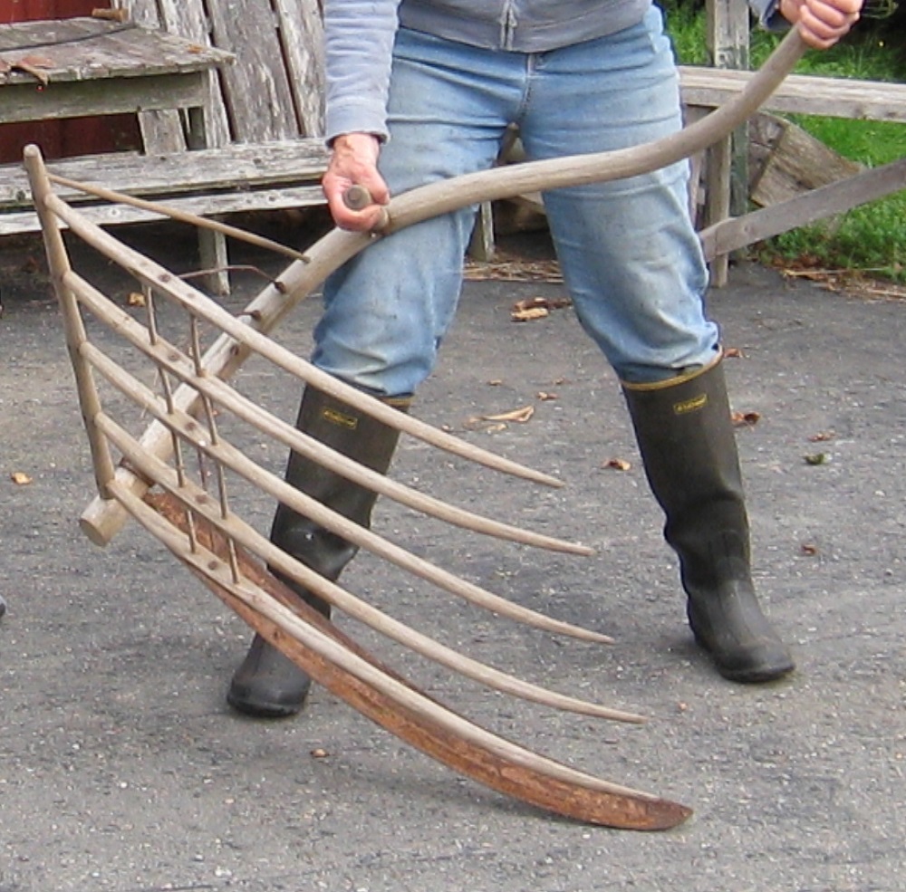 Grain cradle - history, use, and how to make one - Scythe Supply
